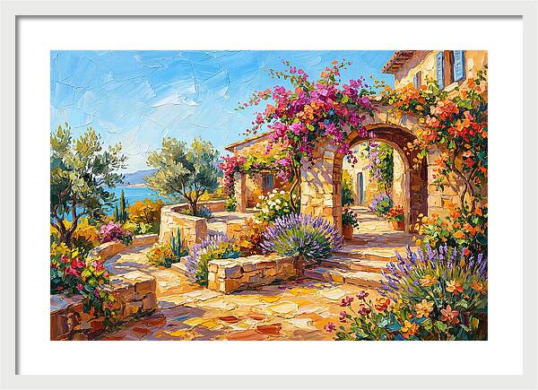 Mountain Blossoms In Tranquility
