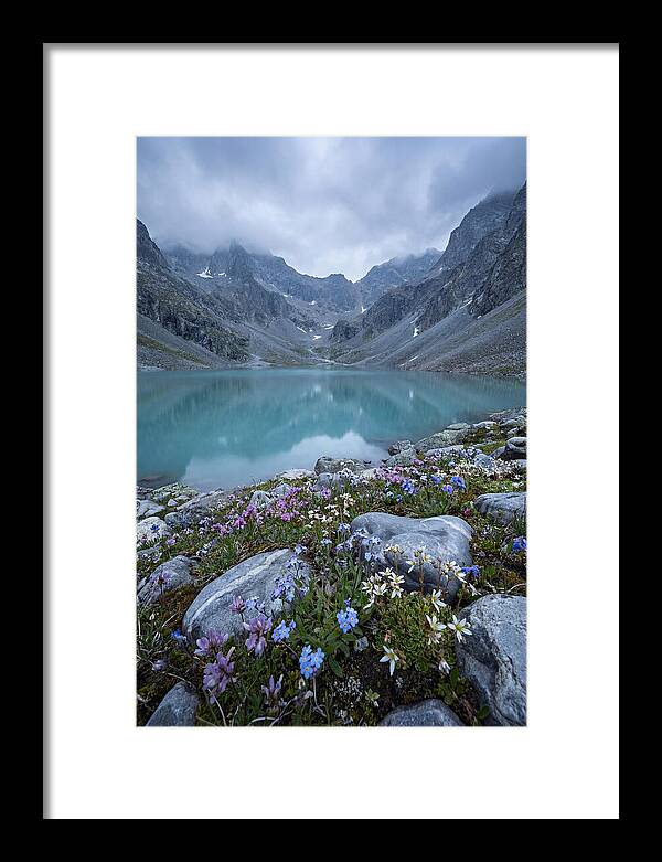 Mountain Cirque With Glacial Lake