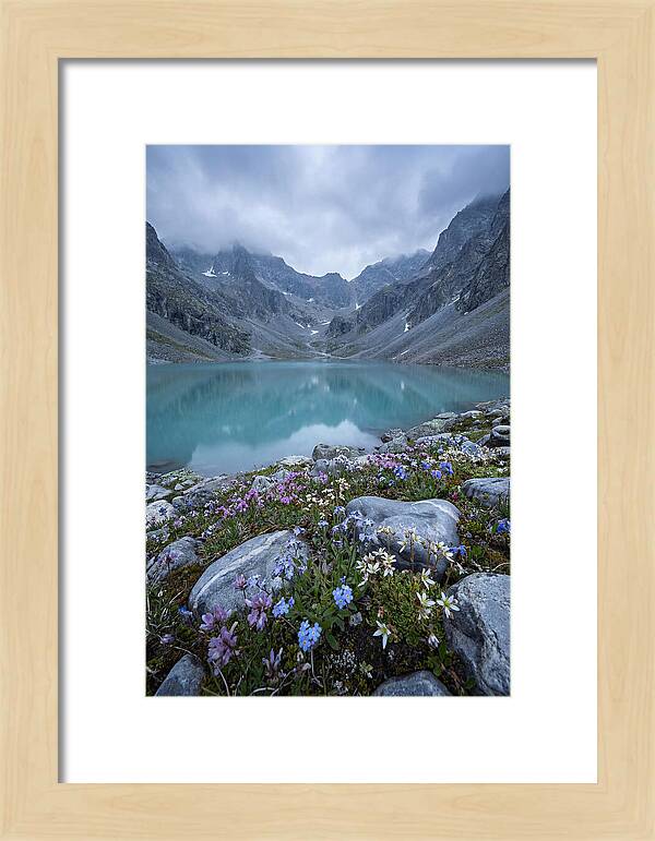 Mountain Cirque With Glacial Lake