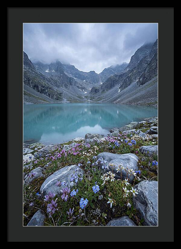 Mountain Cirque With Glacial Lake