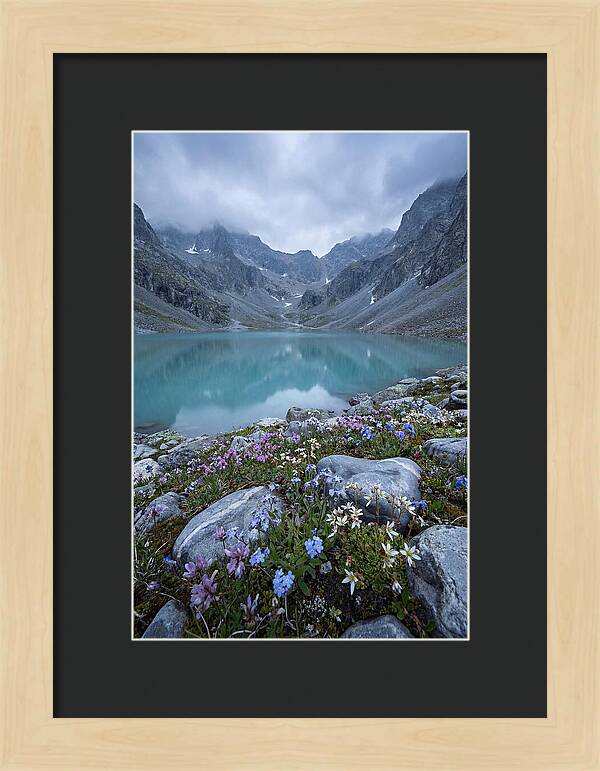 Mountain Cirque With Glacial Lake