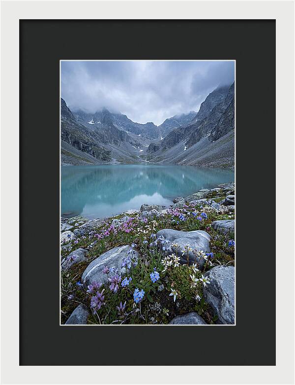 Mountain Cirque With Glacial Lake