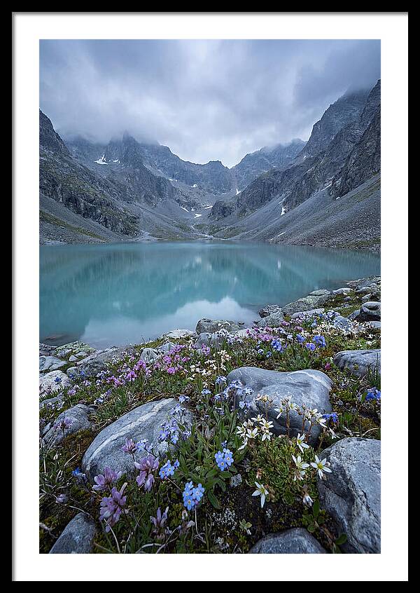 Mountain Cirque With Glacial Lake