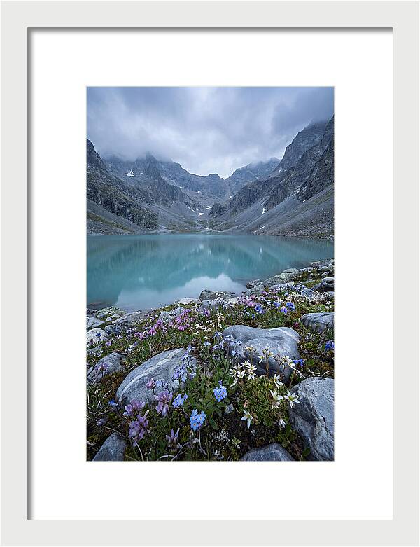 Mountain Cirque With Glacial Lake