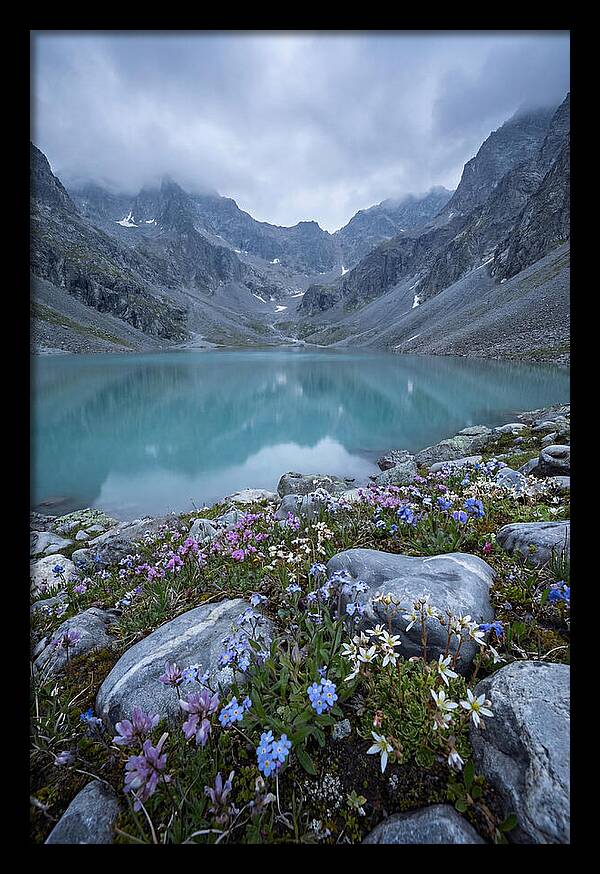 Mountain Cirque With Glacial Lake