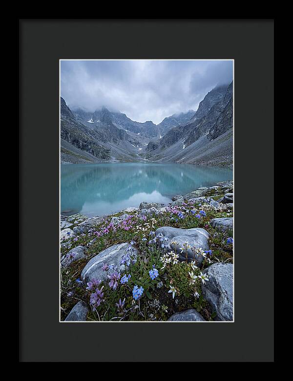Mountain Cirque With Glacial Lake