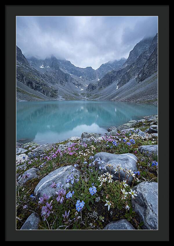 Mountain Cirque With Glacial Lake