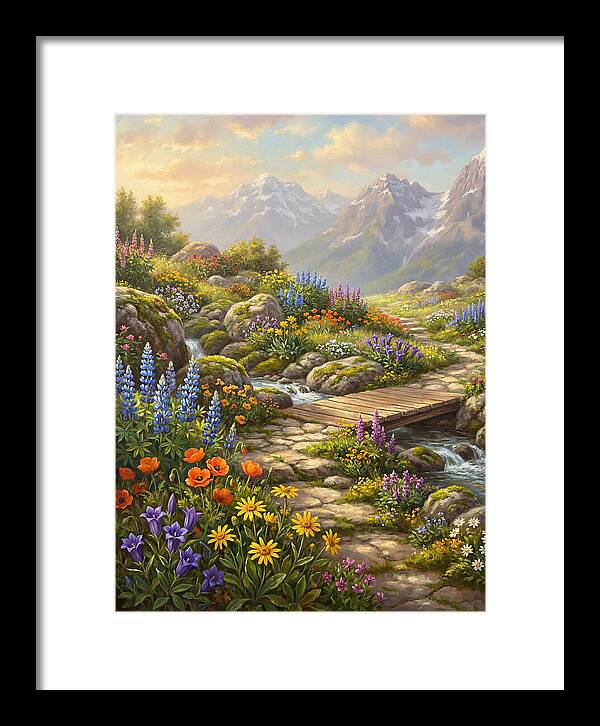Mountain Floral Tranquility