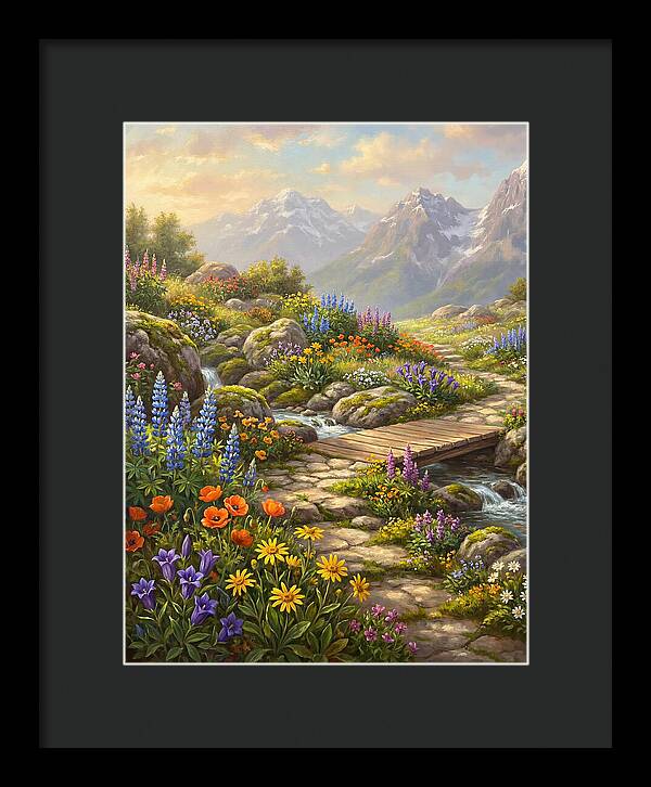 Mountain Floral Tranquility