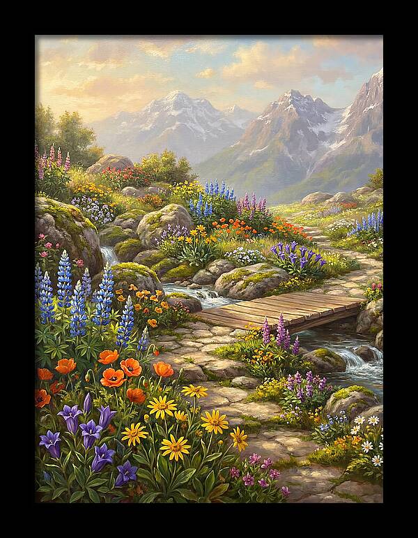 Mountain Floral Tranquility