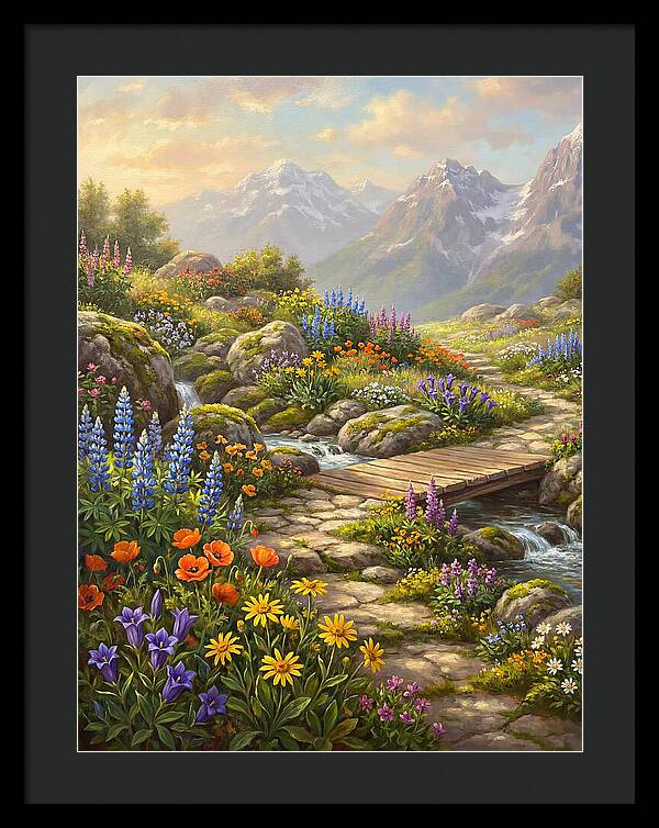 Mountain Floral Tranquility