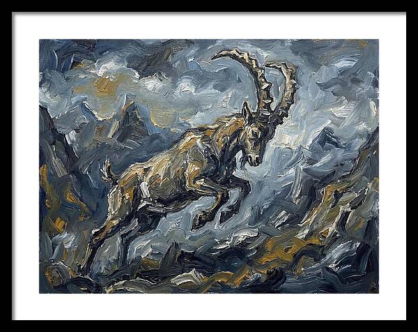 Mountain Goat In Motion