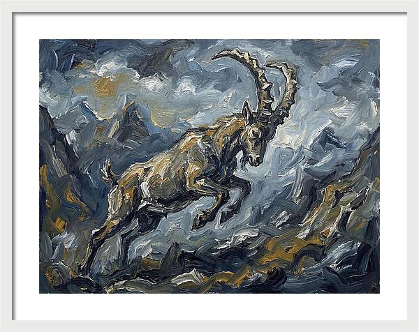 Mountain Goat In Motion
