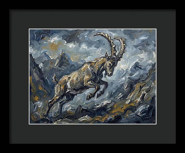 Mountain Goat In Motion