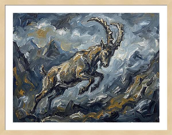 Mountain Goat In Motion