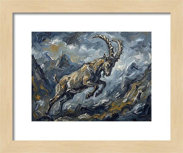 Mountain Goat In Motion