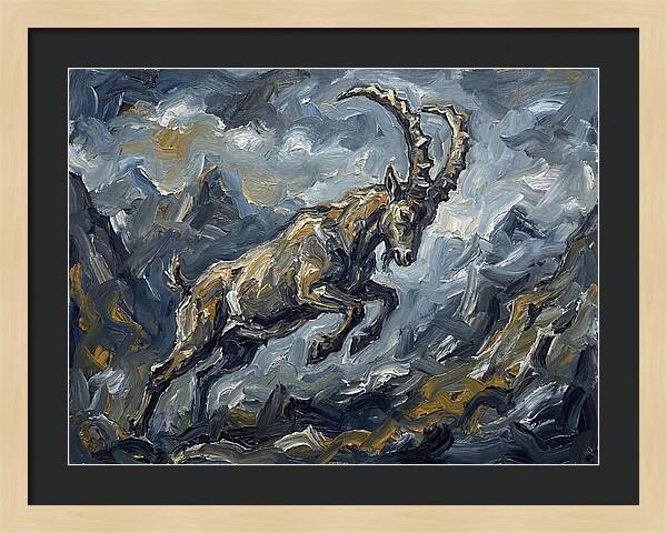 Mountain Goat In Motion