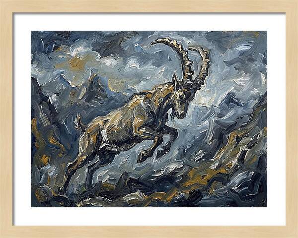 Mountain Goat In Motion