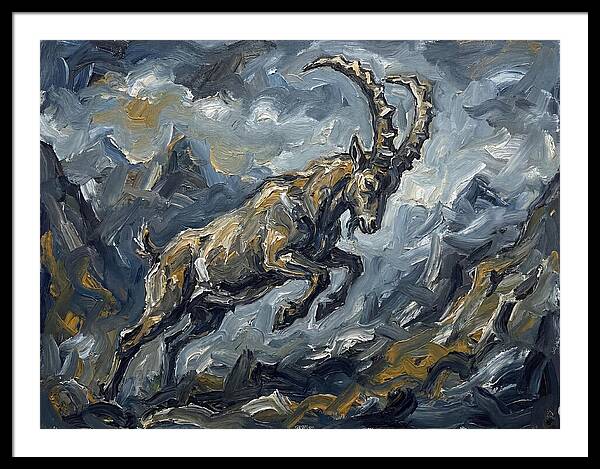 Mountain Goat In Motion
