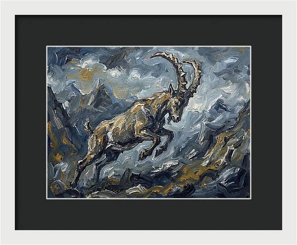 Mountain Goat In Motion