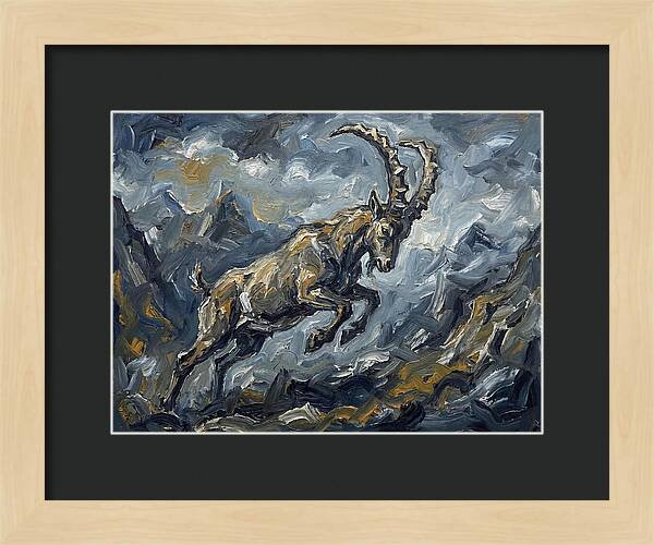 Mountain Goat In Motion