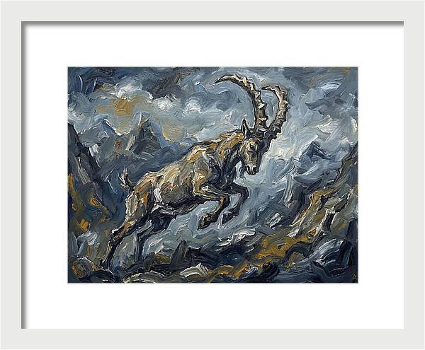 Mountain Goat In Motion
