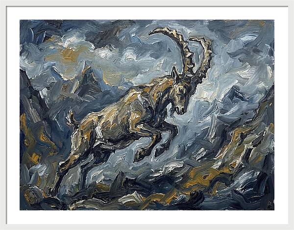 Mountain Goat In Motion