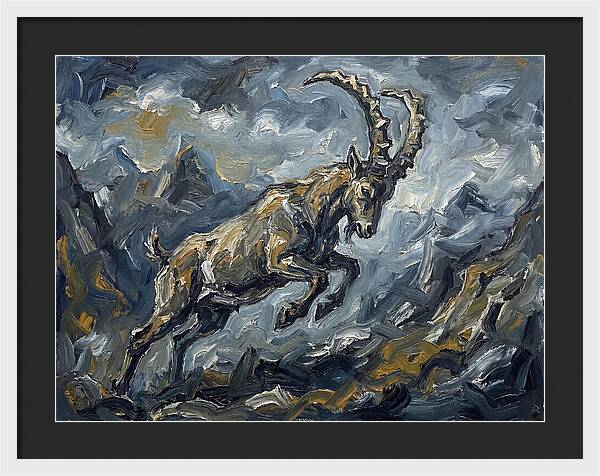 Mountain Goat In Motion