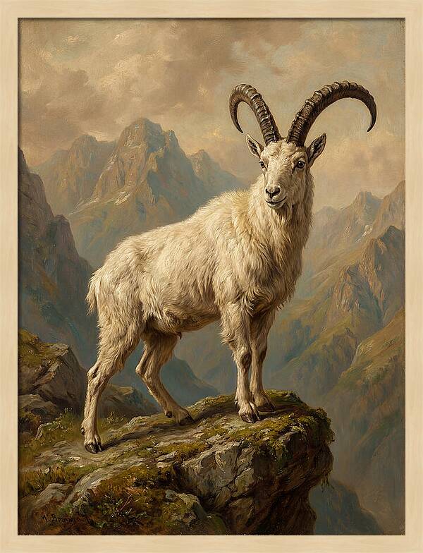 Mountain Goat Majestic Stance