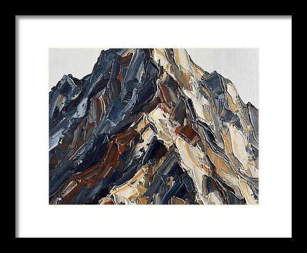 Mountain Majesty In Palette Knife