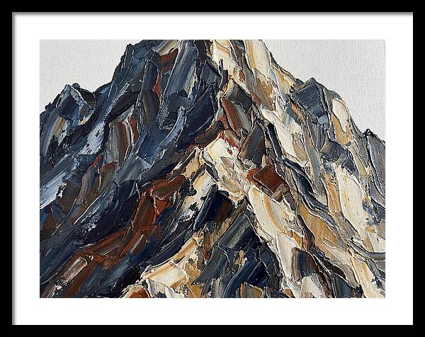 Mountain Majesty In Palette Knife