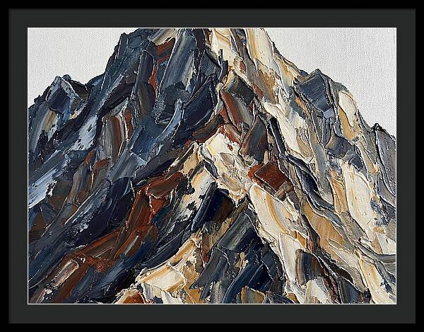 Mountain Majesty In Palette Knife