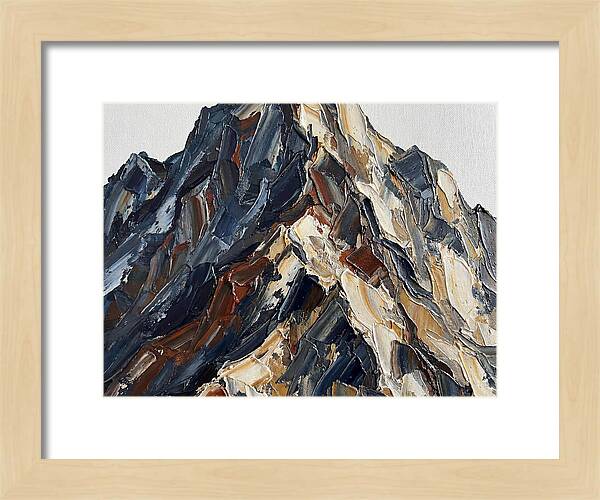 Mountain Majesty In Palette Knife