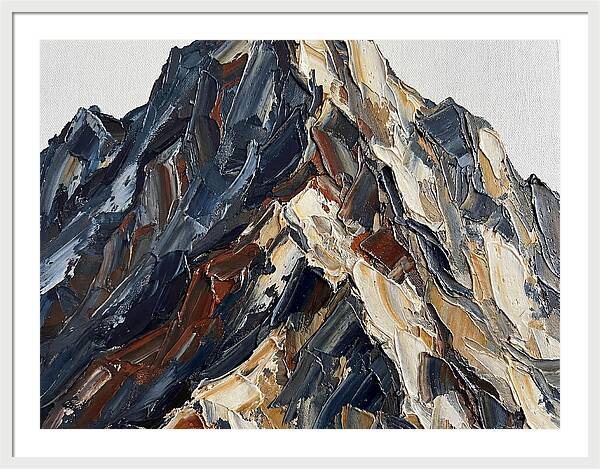 Mountain Majesty In Palette Knife
