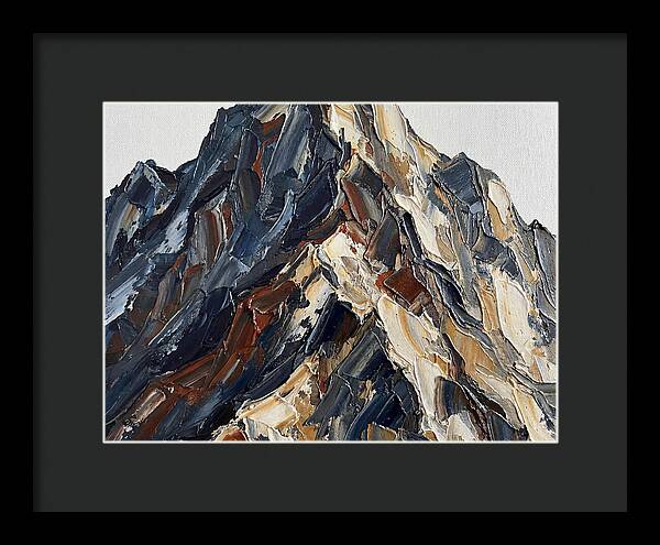 Mountain Majesty In Palette Knife
