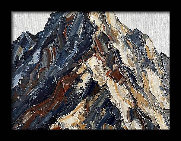 Mountain Majesty In Palette Knife