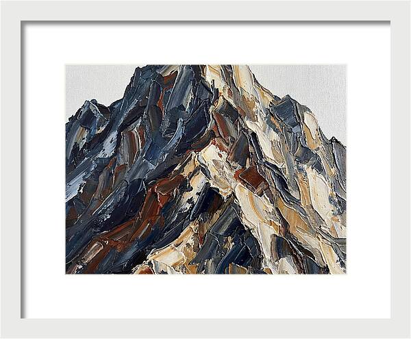 Mountain Majesty In Palette Knife