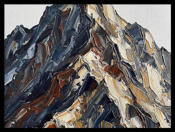 Mountain Majesty In Palette Knife