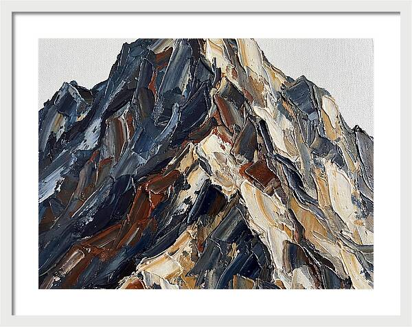 Mountain Majesty In Palette Knife