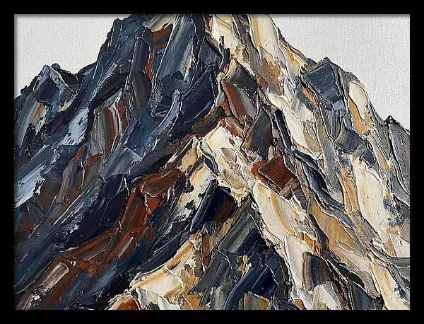 Mountain Majesty In Palette Knife