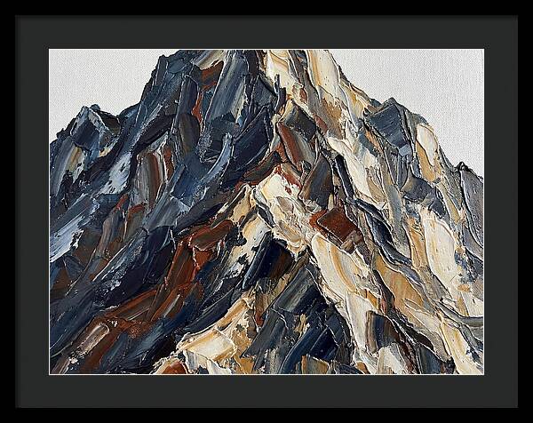 Mountain Majesty In Palette Knife