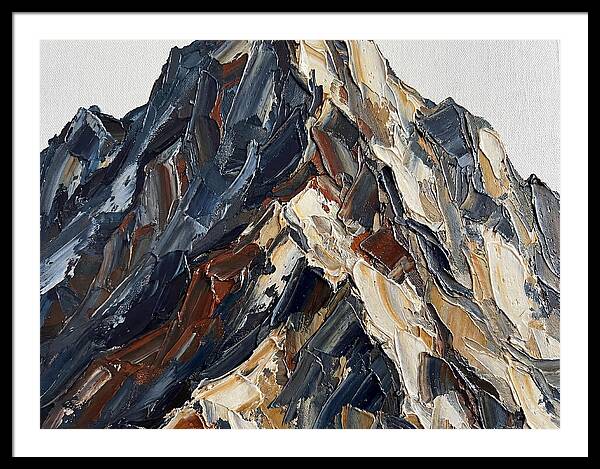 Mountain Majesty In Palette Knife
