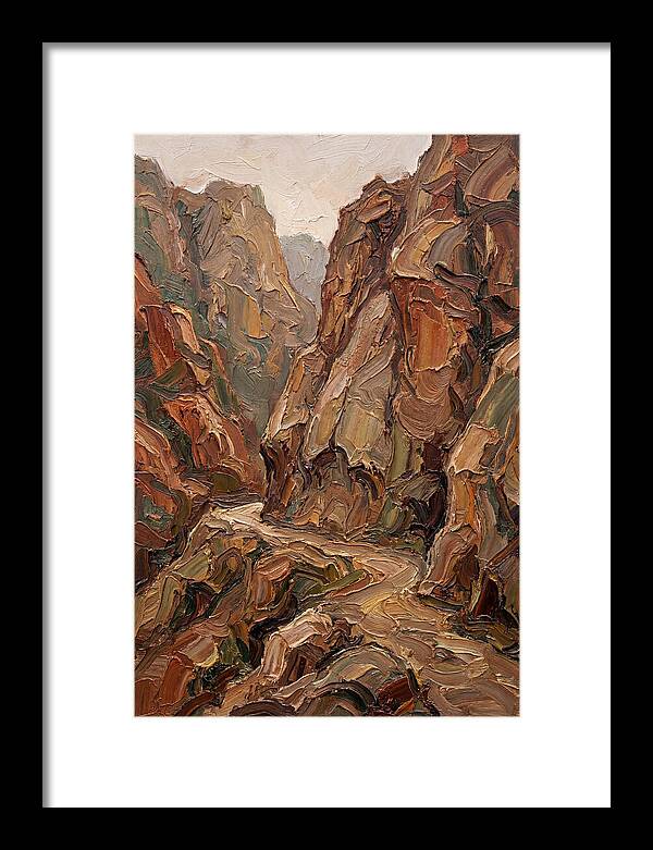 Mountain Pass Through Granite