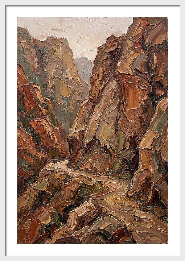 Mountain Pass Through Granite