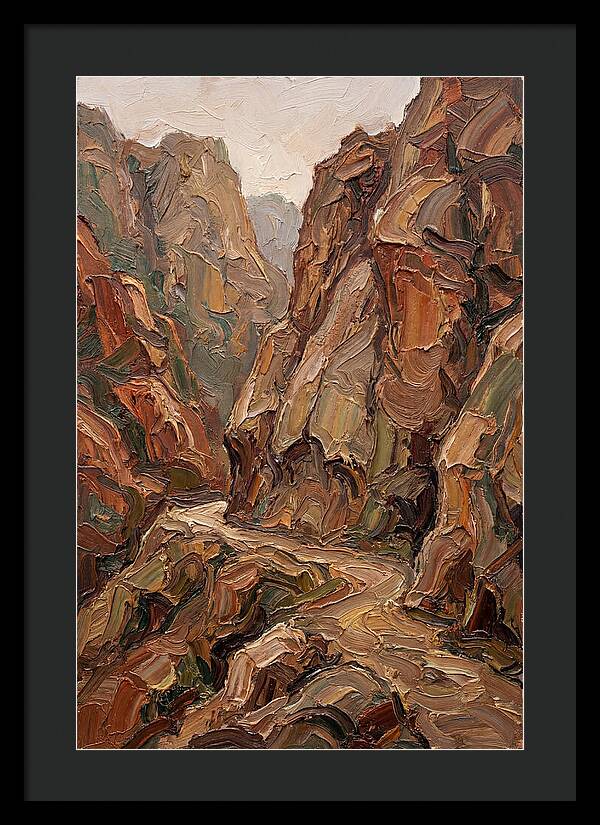 Mountain Pass Through Granite