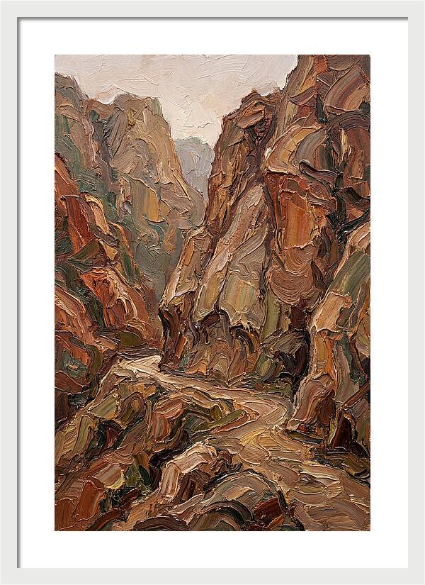 Mountain Pass Through Granite