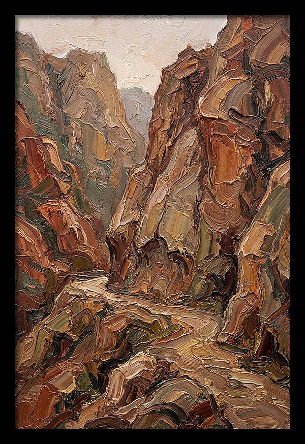 Mountain Pass Through Granite