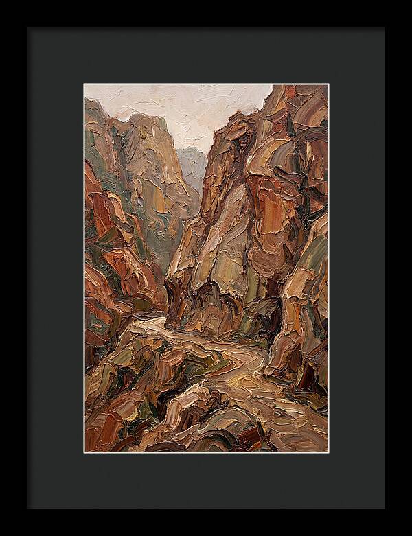 Mountain Pass Through Granite