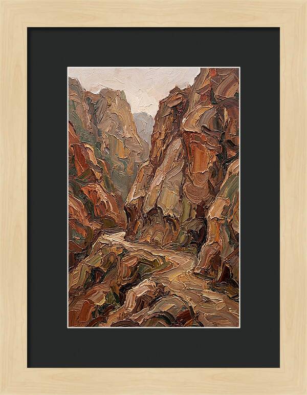 Mountain Pass Through Granite