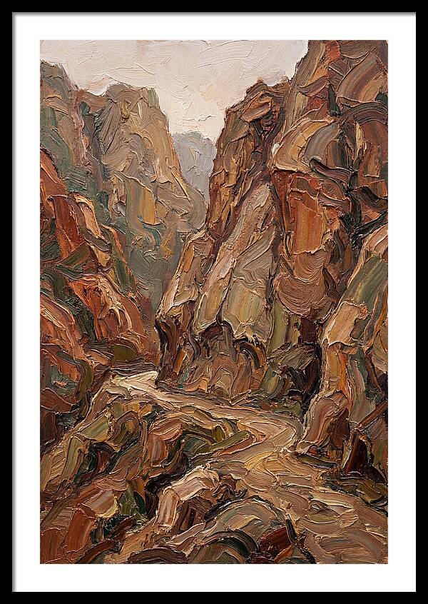 Mountain Pass Through Granite